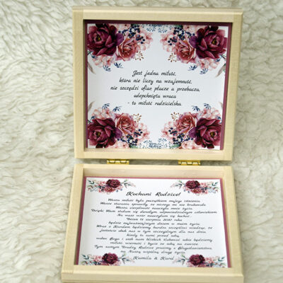 zaproszenia drewniane slubne