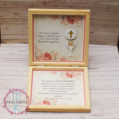 podziękowanie drewniane