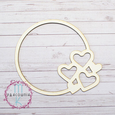 tekturka ramka z sercami 02