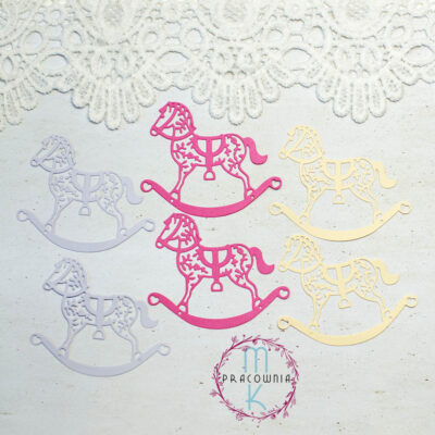 scrapki koniki ażurowe