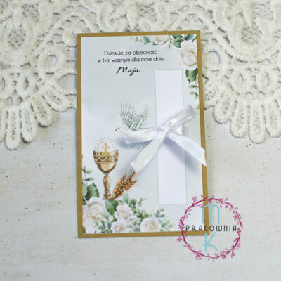 podziękowania merci komunia