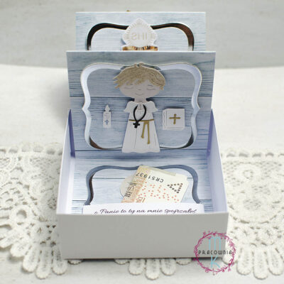 pamiatka pierwszej komunii świętej w pudełku