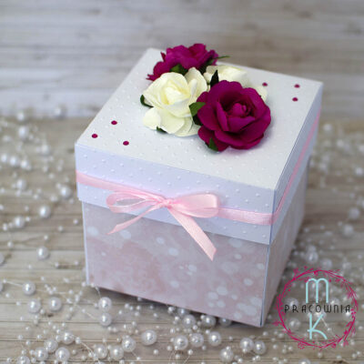 pudełko 3D na komunie dla dziewczynki