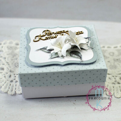 pamiątka na komunię box kaskadowy
