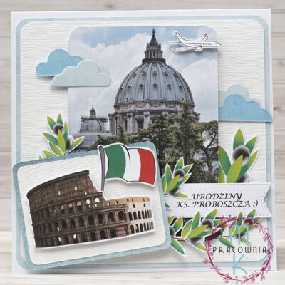 kartka włochy, rzym