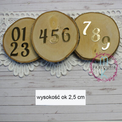 cyfra lustrzane złoto