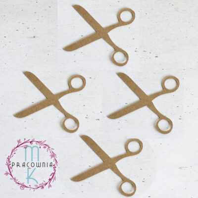 nożyczki scrapki z papieru