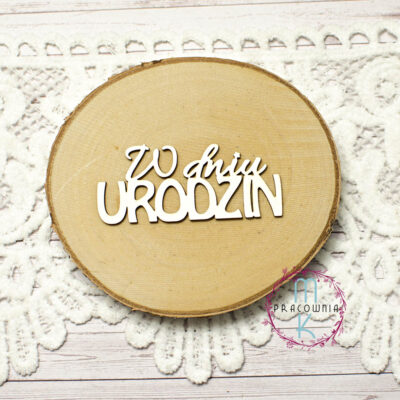 napis tekturka urodziny