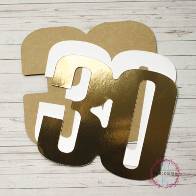 baza 30 lustrzane złoto