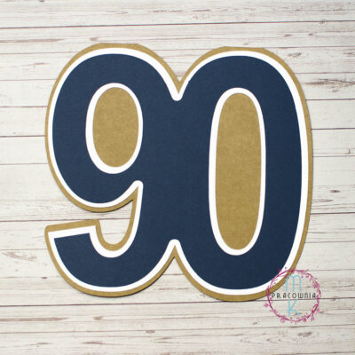 cyfra 90 baza niebieska