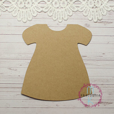 baza kartki sukienka kraft