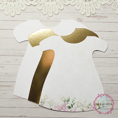 baza sukienki złoto i różowe kwiatki