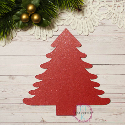 baza choinki czerwona