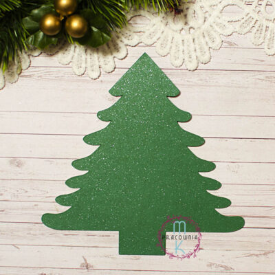 baza kartki choinka zielona