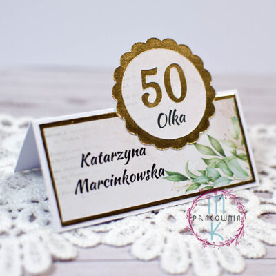 winietka urodzinowa na stół