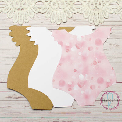 kartka body różowe