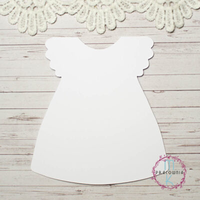 baza kartki sukienka biała