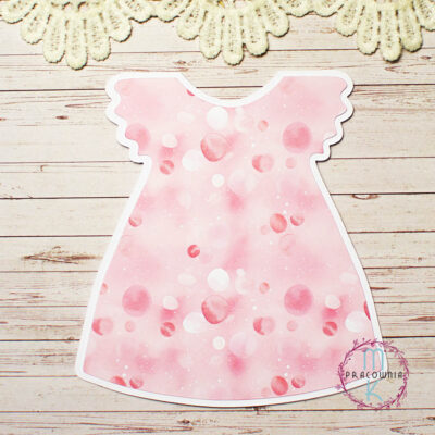 baza kartki biała z różowym