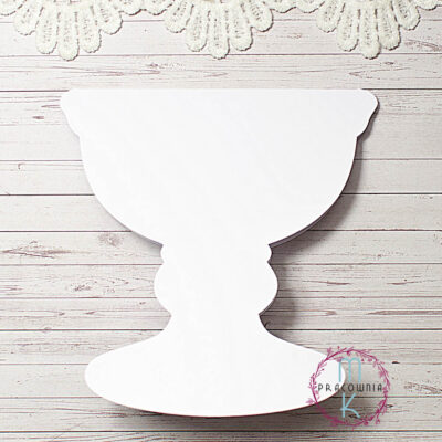 baza kartki kielich biała