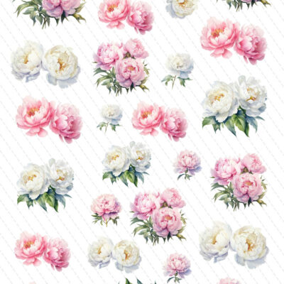 grafiki do wycinania kwiaty