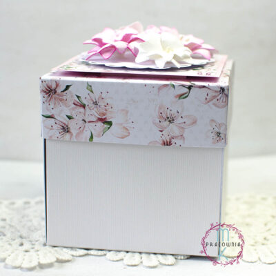 pudełko 3D na komunię dla dziewczynki
