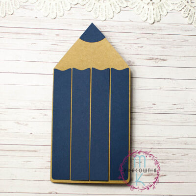 baza kartki kredka niebieska