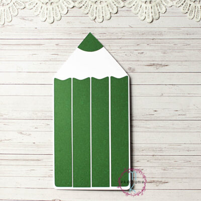 baza kartki kredka zielona