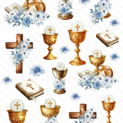 grafiki komunijne do wycinania