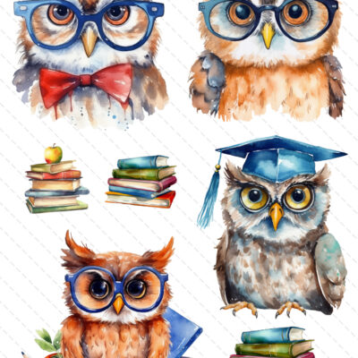 sowy grafiki do wycinania