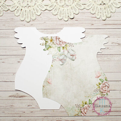 baza kartki body falbanki dziewczynka