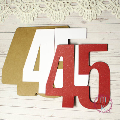 baza kartki cyfra 45 czerwona