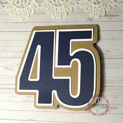 baza kartki cyfra 45 granatowa