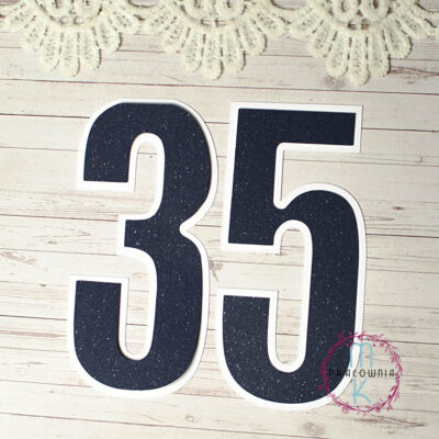 cyfra 35 granatowa