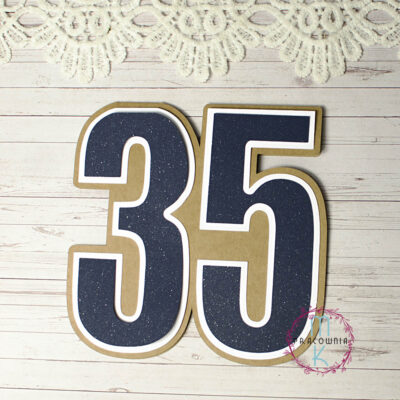 baza kartki cyfra 35 granatowa