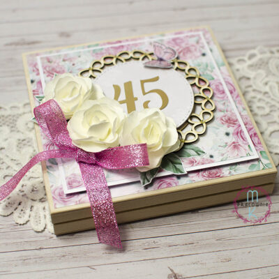 pudełko drewniane na urodziny