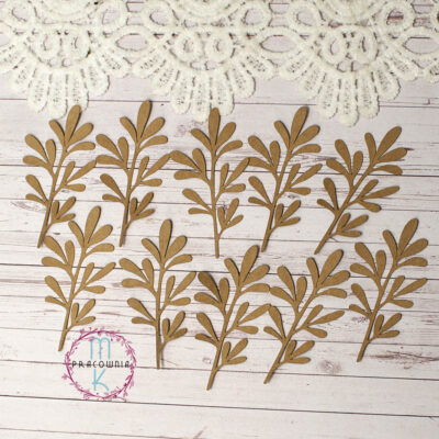 liście z papieru kraft brązowe