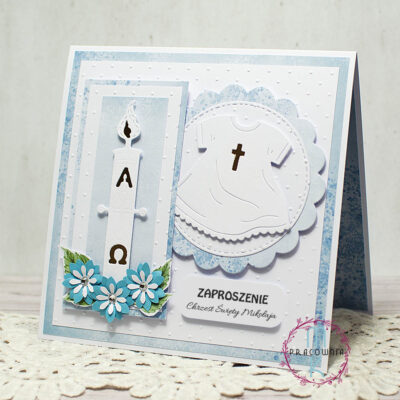 zaproszenie na chrzest święty dla chłopca