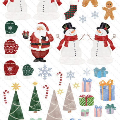 arkusz grafik na święta bożego narodzenia