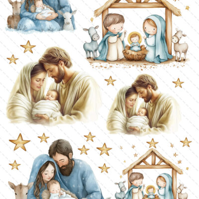 święta rodzina, boże narodzenie grafiki