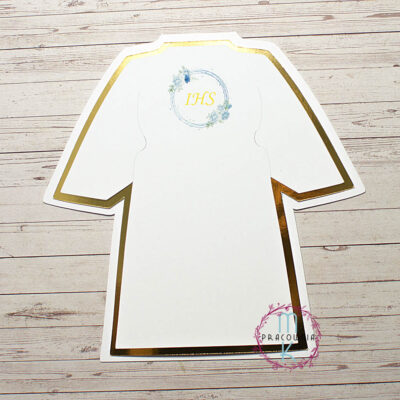 baza kartki z warstwami i niebieskim wiankiem na środku jako grafiką