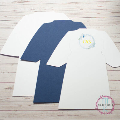 baza kartki z warstwami i zielonym wiankiem na środku jako grafiką