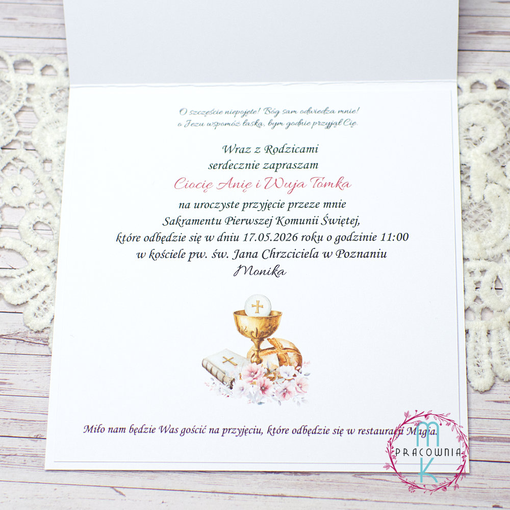 _DSC7699_www treść zaproszenia na komunię świętą. Treść zawsze jest uzgadniana indywidualnie